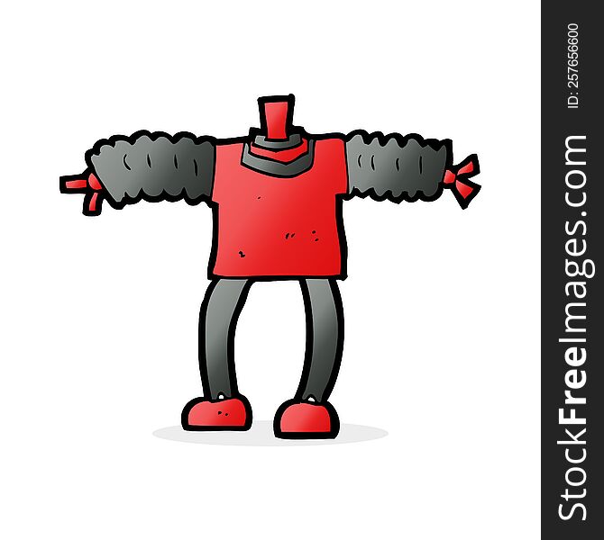 Cartoon Robot Body (mix And Match Cartoons Or Add Own Photos