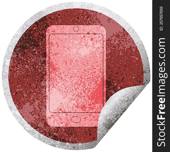 Cell Phone Circular Peeling Sticker