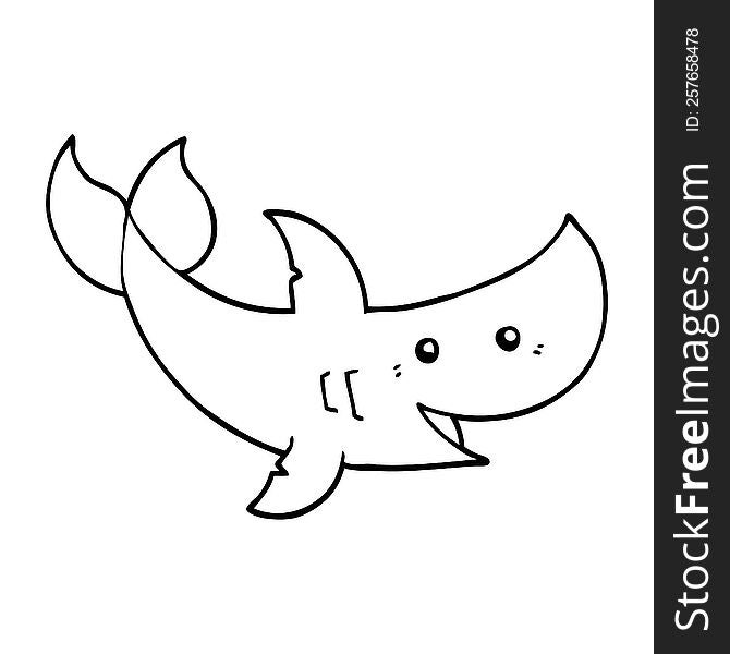 cartoon shark