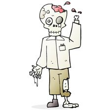 Cartoon Zombie Stock Image Cartoon Zombie Stock Image