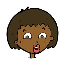Free Cartoon Shocked Expression Stock Photo - 257665110