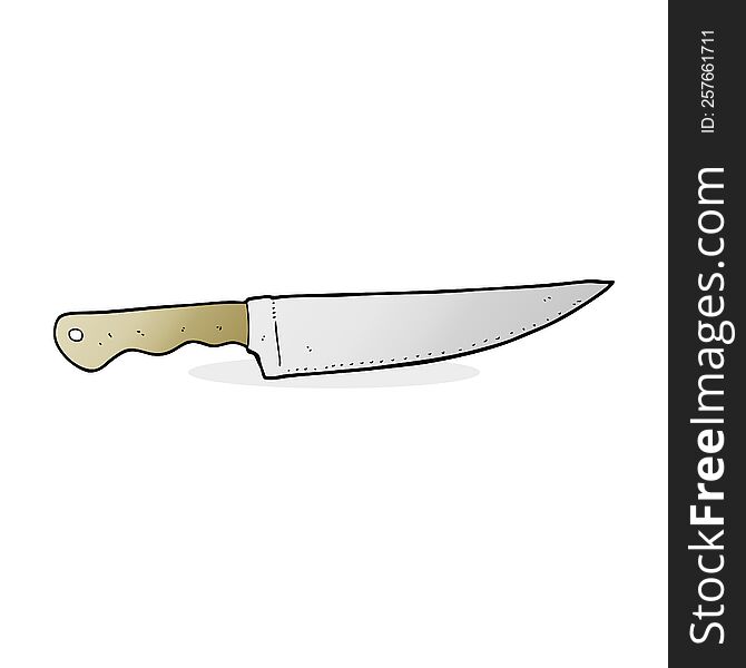 cartoon kitchen knife