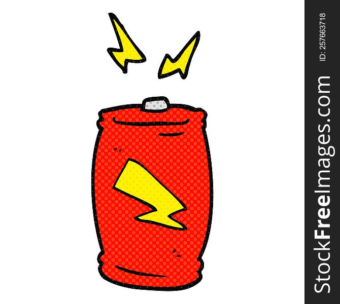 Cartoon Battery