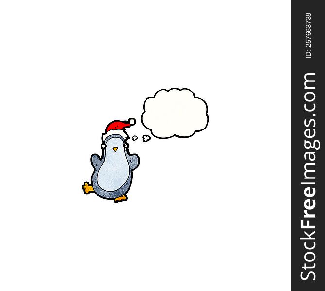 Penguin With Thought Bubble