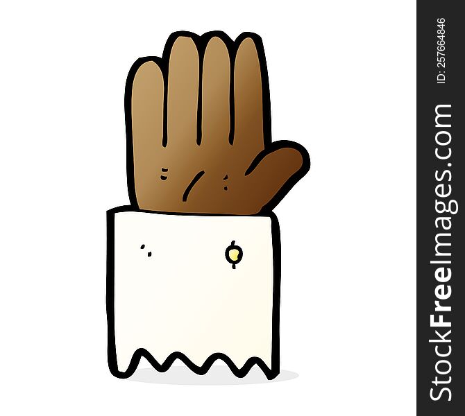 cartoon hand symbol