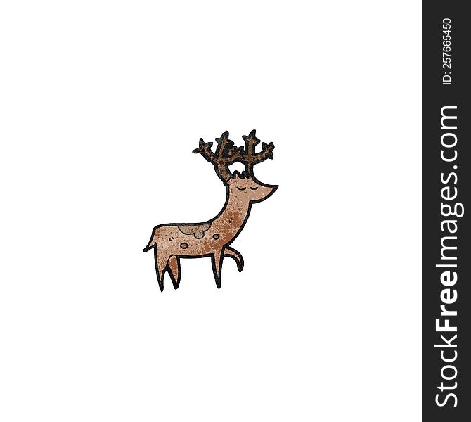 cartoon stag