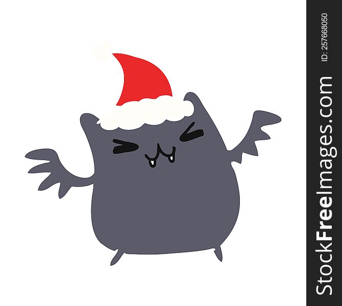 Christmas Cartoon Of Kawaii Bat