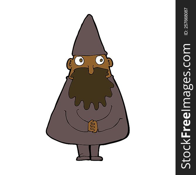 cartoon wizard