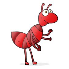 Cartoon Ant Stock Photo
