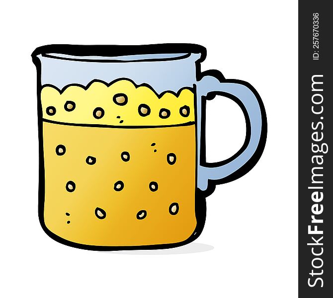 Cartoon Mug Of Beer