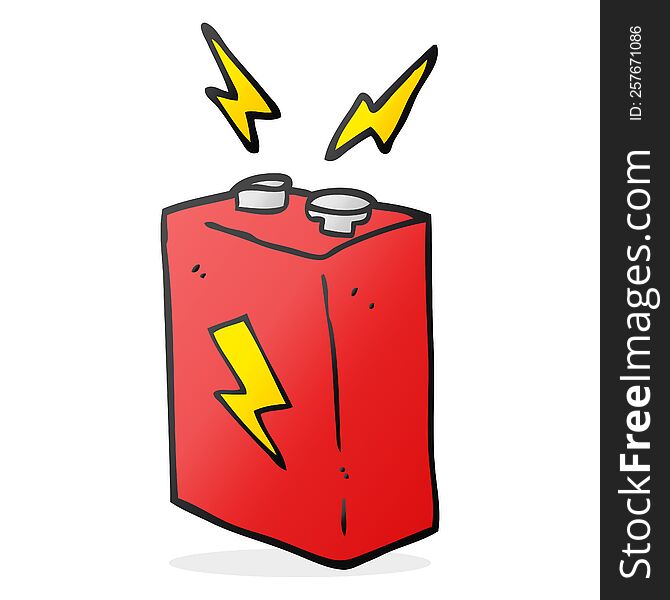 Cartoon Battery