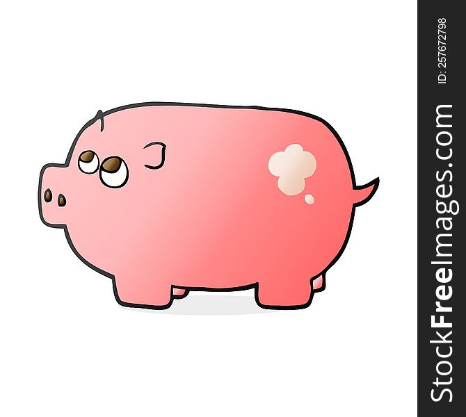 Cartoon Piggy Bank