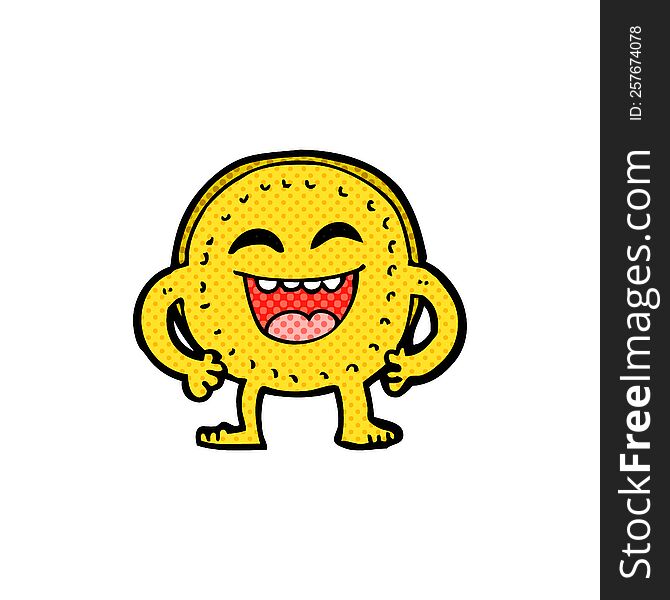 Cartoon Happy Coin