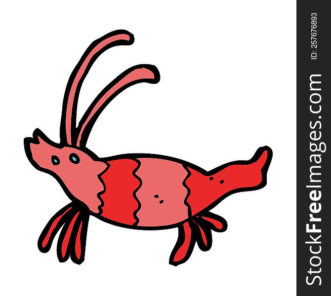 Cartoon Shrimp