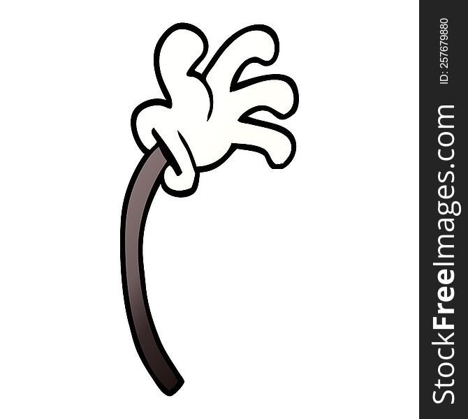 cartoon doodle of a hand gesture