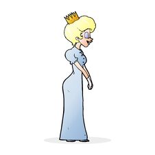 Cartoon Princess Stock Images