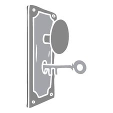 Free Cartoon Doodle Of A Door Handle Royalty Free Stock Photo - 257689815