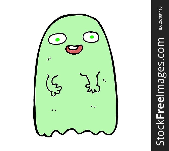 Funny Cartoon Ghost