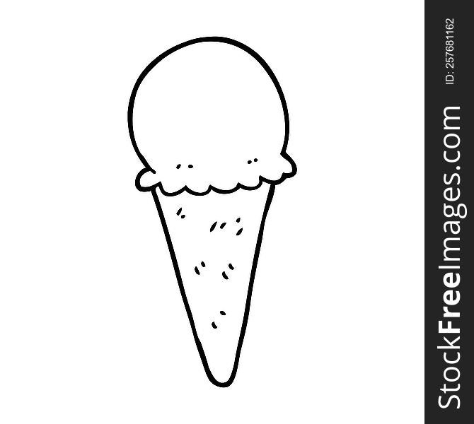 cartoon ice cream