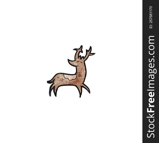 cartoon stag