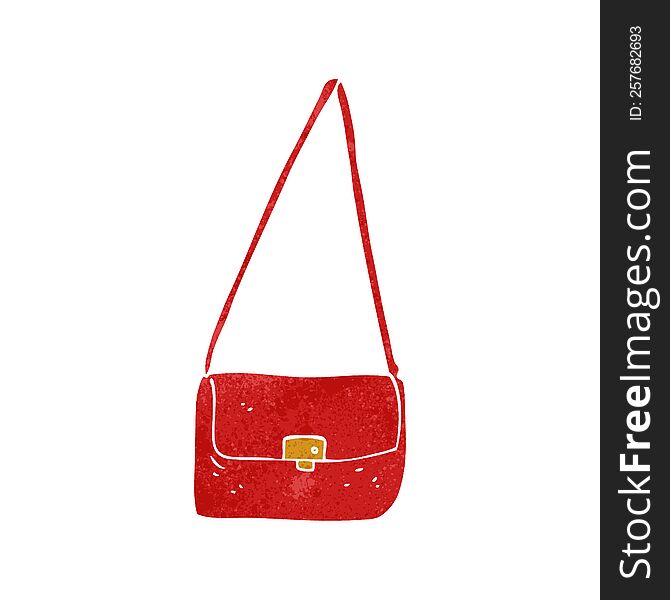 retro cartoon handbag