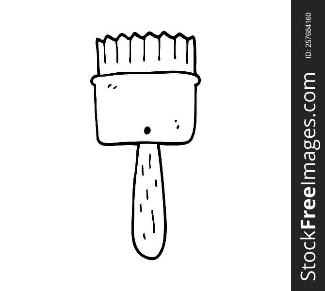 cartoon paintbrush