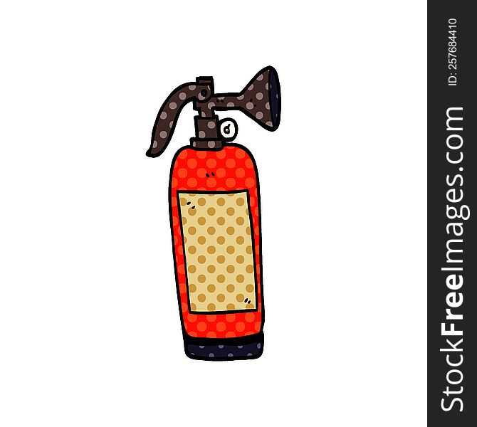 Cartoon Doodle Fire Extinguisher