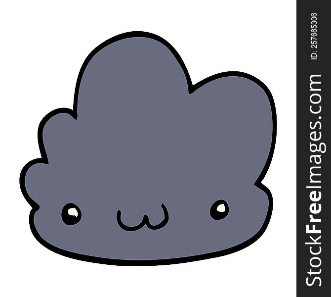 cute cartoon cloud