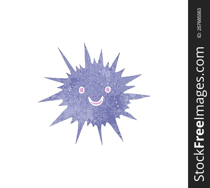 cartoon sea urchin