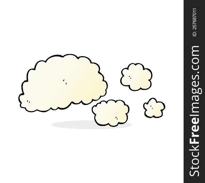 Cloud Of Smoke Cartoon Element