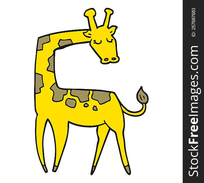 Cartoon Giraffe