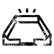 Empty In Tray Icon Stock Images