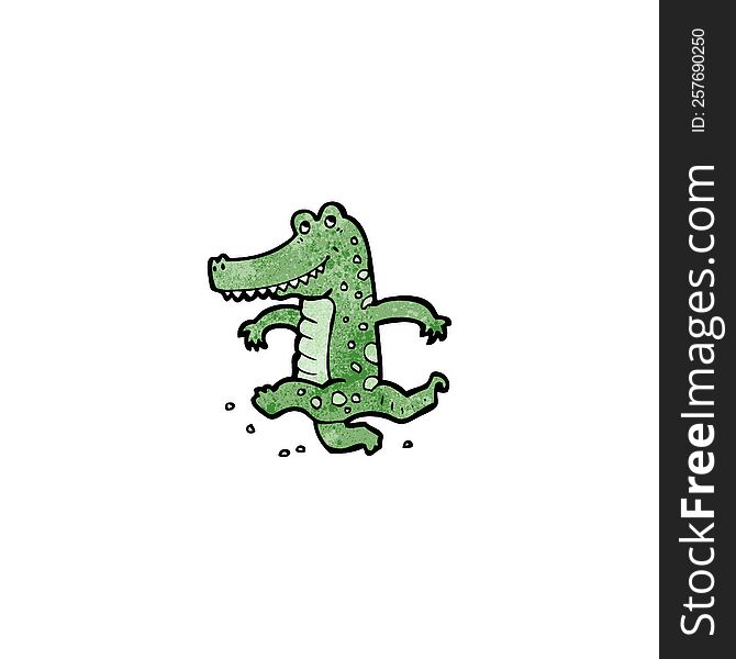 dancing crocodile cartoon