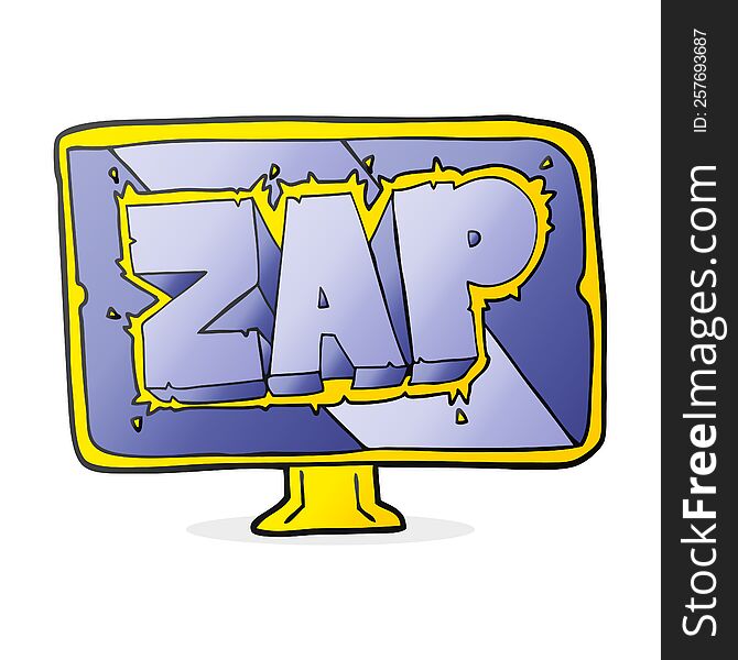 Cartoon Zap Screen