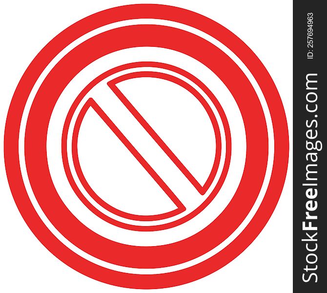 generic stop circular icon