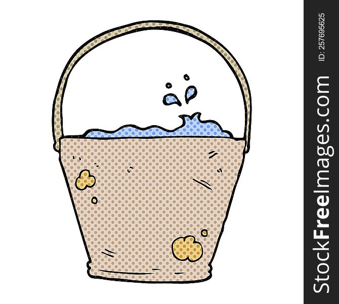 cartoon bucket