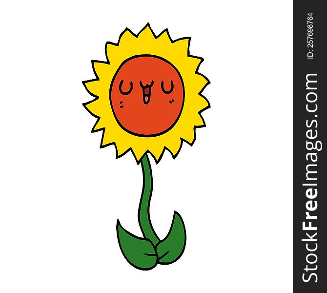 cartoon flower