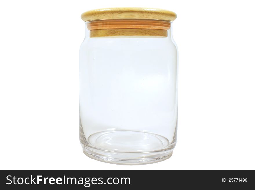 Clear bottle and white background. Clear bottle and white background