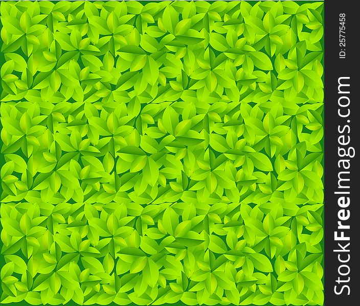 Leaf green background vector illustration. Leaf green background vector illustration