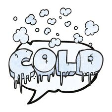 Texture Speech Bubble Cartoon Cold Text Symbol Stock Image