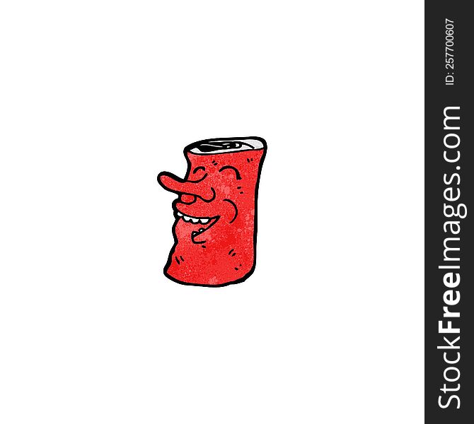 Soda Can Cartoon Character