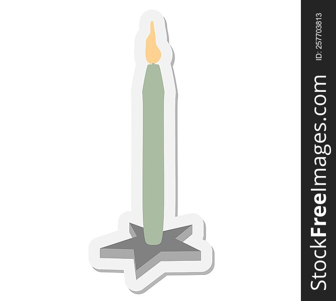 Candle Sticker