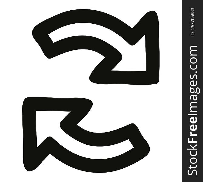 recycling arrow icon symbol