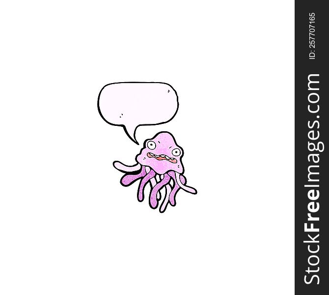 talking jellyfish cartoon