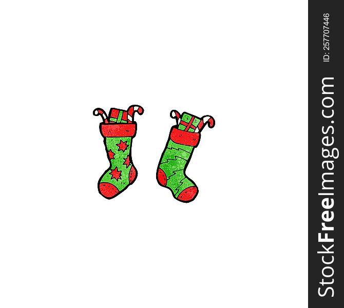 Christmas Stocking Cartoon