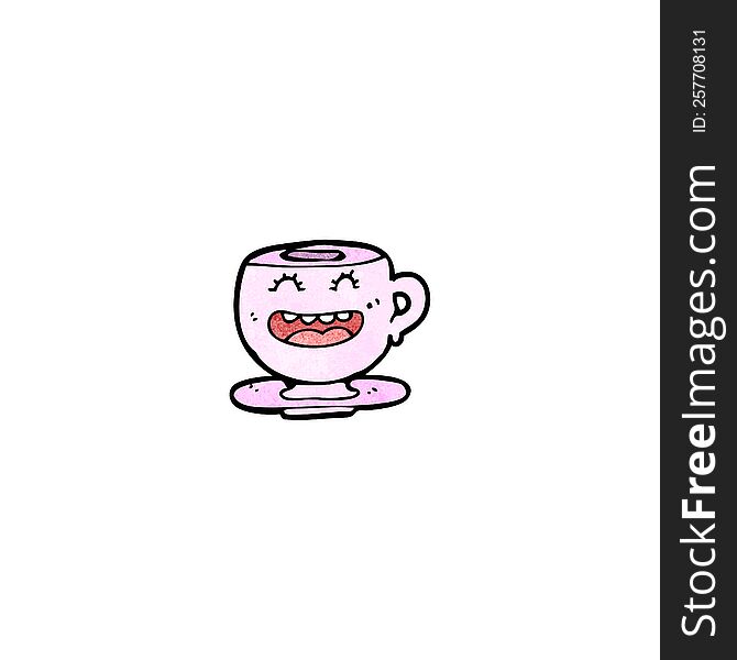 cartoon tea cup
