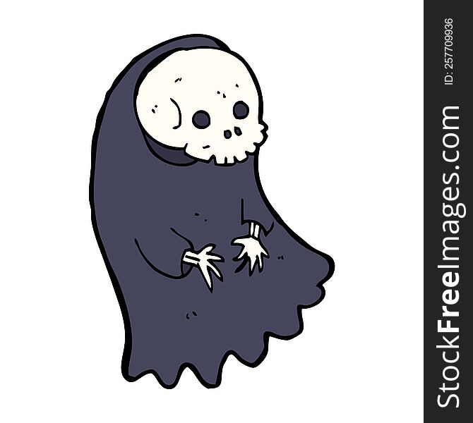 Cartoon Spooky Ghoul