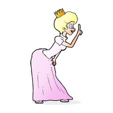 Cartoon Princess Royalty Free Stock Image