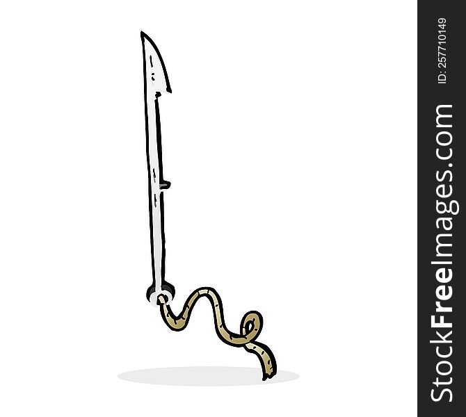 cartoon whaling harpoon