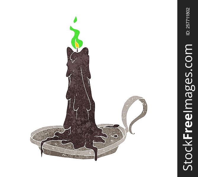 Cartoon Spooky Dribbling Candle